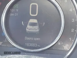 2015 FIAT 500 Abarth with VIN 3C3CFFFH2FT507879, listed as a IAAI auction lot 42135649 with 163,663 mi miles. Bid and sale history available at carsss.com. Image 7.