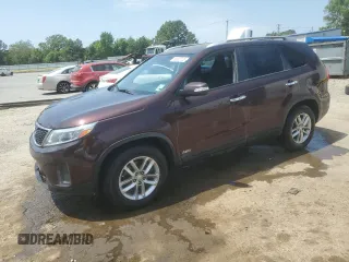 2015 Kia Sorento LX with VIN 5XYKTDA72FG650390, listed as a Copart auction lot 53330725 with 124,943 mi miles and Salvage Title. Bid and sale history available at carsss.com. Image 1.