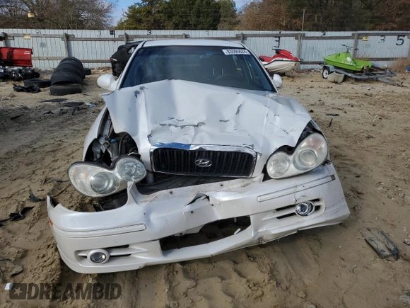 2004 Hyundai Sonata with VIN KMHWF25SX4A041939, listed as a Copart auction lot 83595624 with 143,228 mi miles and Salvage Title. Bid and sale history available at carsss.com. Image 5.