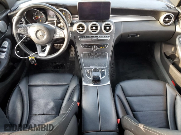 2016 Mercedes-Benz C 300 Luxury with VIN 55SWF4KB9GU129640, listed as a Copart auction lot 52570155 with 173,641 mi miles and Clean Title. Bid and sale history available at carsss.com. Image 8.