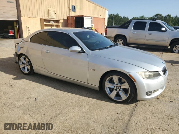 2007 BMW 3 Series 335i with VIN WBAWL73577PX48793, listed as a Copart auction lot 57129955 with 134,546 mi miles and Salvage title. Bid and sale history available at DreamBid. Image 4.