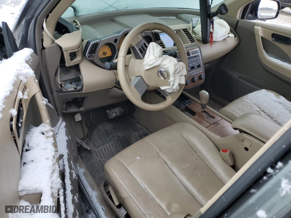 2005 Nissan Murano SL with VIN JN8AZ08WX5W444787, listed as a Copart auction lot 84451634 with 176,263 mi miles and Salvage Title. Bid and sale history available at carsss.com. Image 8.
