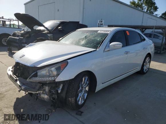 2013 Hyundai Equus Signature with VIN KMHGH4JH0DU064262, listed as a Copart auction lot 54156865 with 89,243 mi miles and Salvage Title. Bid and sale history available at DreamBid. Image 1.