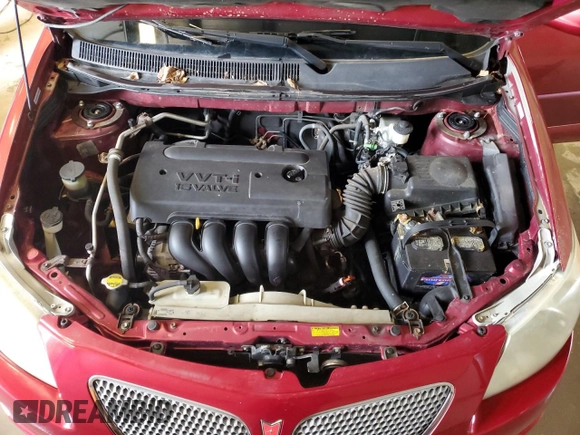2005 Pontiac Vibe with VIN 5Y2SL63845Z410629, listed as a Copart auction lot 51704475 with 261,027 mi miles and Non Repairable. Bid and sale history available at carsss.com. Image 11.