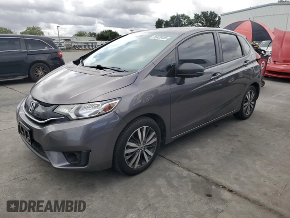 2017 Honda Fit EX-L with VIN JHMGK5H89HS002991, listed as a Copart auction lot 56426405 with 148,229 mi miles and Salvage title. Bid and sale history available at DreamBid. Image 1.