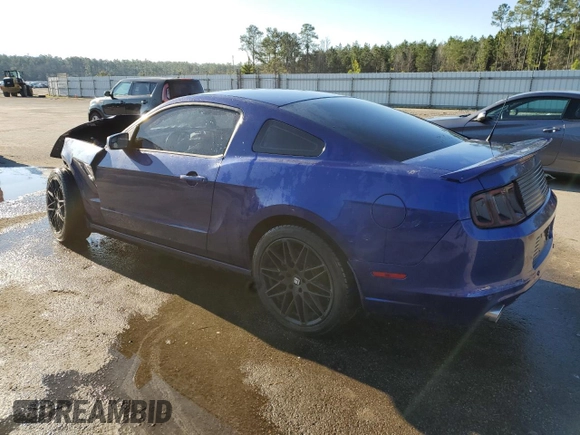 2013 Ford Mustang GT with VIN 1ZVBP8CF9D5269882, listed as a Copart auction lot 45360035 with Not Provided miles and Salvage Title. Bid and sale history available at carsss.com. Image 2.