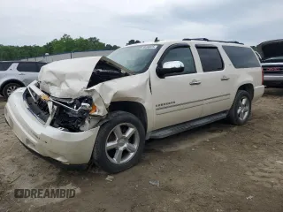 2014 Chevrolet Suburban LTZ with VIN 1GNSKKE78ER130011, listed as a Copart auction lot 56096825 with 154,618 mi miles and Salvage title. Bid and sale history available at DreamBid. Image 1.