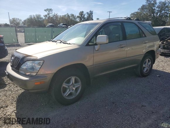 2001 Lexus RX 300 with VIN JTJHF10U610179105, listed as a Copart auction lot 83730454 with 70,866 mi miles and Salvage Title. Bid and sale history available at DreamBid. Image 1.