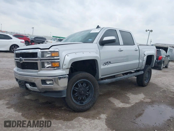 2015 Chevrolet Silverado 1500 LT with VIN 3GCUKREC8FG490856, listed as a IAAI auction lot 42067589 with 121,120 mi miles. Bid and sale history available at carsss.com. Image 14.