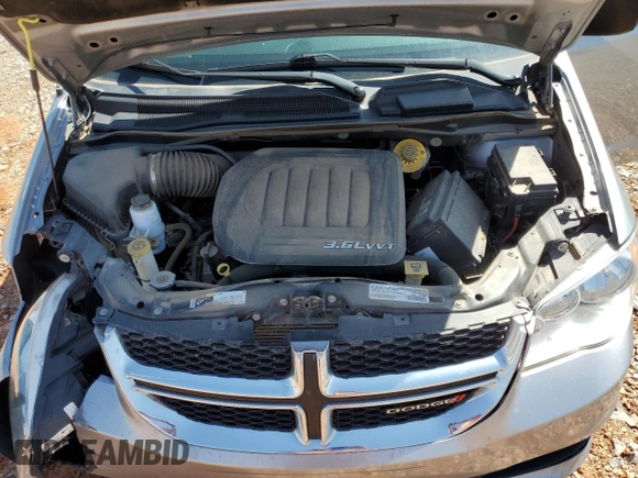 2018 Dodge Grand Caravan SE Plus with VIN 2C4RDGBG9JR176504, listed as a Copart auction lot 53488885 with 95,039 mi miles and Salvage Title. Bid and sale history available at DreamBid. Image 12.
