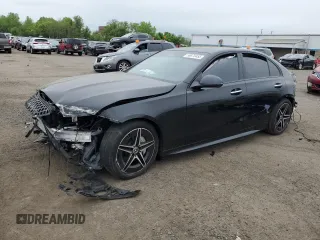2024 Mercedes-Benz C 300 z VIN W1KAF4HB9RR168685, wystawiony jako Copart lot #56870455 z przebiegiem Nie podano mil oraz Szkoda całkowita • Salvage title. Historia ofert i sprzedaży dostępna na DreamBid. Obrazek 1.