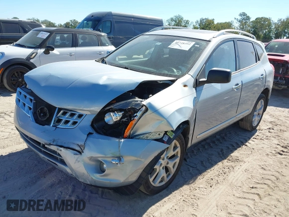 2013 Nissan Rogue S with VIN JN8AS5MT0DW023642, listed as a IAAI auction lot 40728352 with 87,292 mi miles and . Bid and sale history available at DreamBid. Image 2.