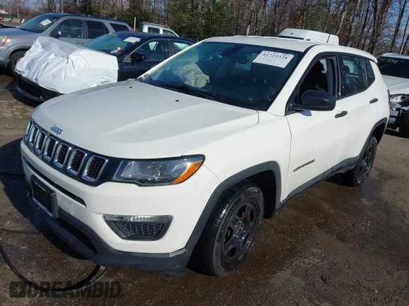 2021 Jeep Compass Freedom with VIN 3C4NJDAB7MT510591, listed as a IAAI auction lot 41723328 with 78,436 mi miles and . Bid and sale history available at carsss.com. Image 2.