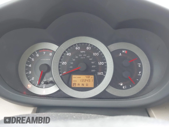 2008 Toyota RAV4 with VIN JTMZD33V486063860, listed as a IAAI auction lot 41985051 with 133,451 mi miles. Bid and sale history available at carsss.com. Image 7.