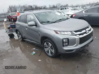2021 Mitsubishi Outlander Sport SE with VIN JA4APVAU8MU019578, listed as a IAAI auction lot 41158578 with 70,280 mi miles. Bid and sale history available at carsss.com. Image 1.