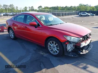 2015 Mazda 6 i Sport with VIN JM1GJ1U50F1210091, listed as a IAAI auction lot 42057091 with 78,253 mi miles. Bid and sale history available at carsss.com. Image 1.