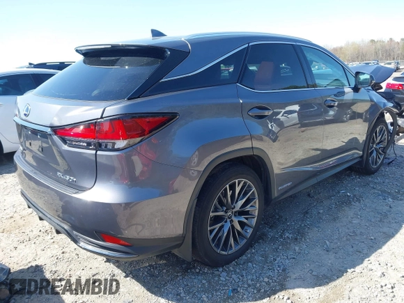 2022 Lexus RX with VIN 2T2YGMDA0NC087979, listed as a IAAI auction lot 41878695 with 39,022 mi miles. Bid and sale history available at carsss.com. Image 4.