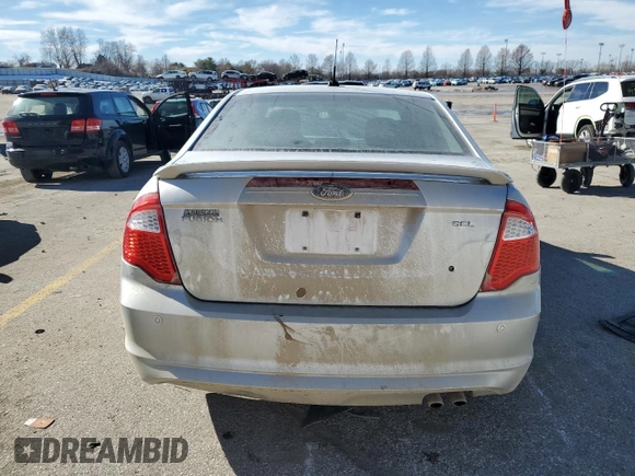 2011 Ford Fusion SEL with VIN 3FAHP0JA3BR288076, listed as a Copart auction lot 43056315 with 118,705 mi miles and Salvage Title. Bid and sale history available at carsss.com. Image 6.