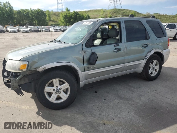 2005 Ford Escape Hybrid z VIN 1FMCU95HX5KE24619, wystawiony jako Copart lot #60624765 z przebiegiem 209 937 mil mil oraz Nie do naprawy • Non repairable. Historia ofert i sprzedaży dostępna na DreamBid. Obrazek 1.