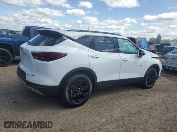 2024 Chevrolet Blazer LT with VIN 3GNKBJRS2RS144935, listed as a Copart auction lot 68019324 with Not provided miles and Salvage title. Bid and sale history available at DreamBid. Image 3.