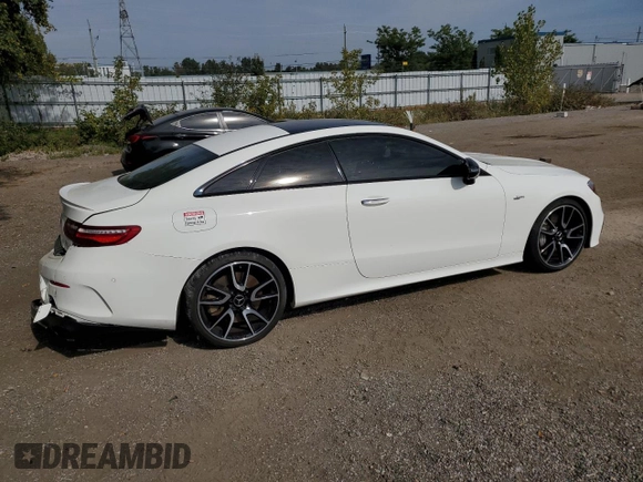 2019 Mercedes-Benz E-Class AMG E 53 with VIN WDD1J6BB7KF093219, listed as a Copart auction lot 72351984 with 58,061 mi miles and Salvage Title. Bid and sale history available at carsss.com. Image 3.