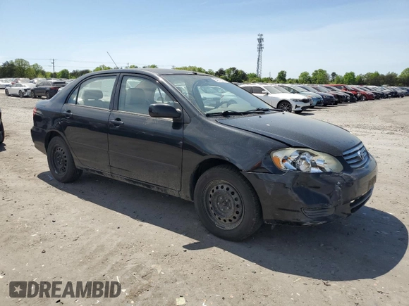 2003 Toyota Corolla CE with VIN 1NXBR32E63Z043999, listed as a Copart auction lot 54372535 with 159,933 mi miles and Salvage Title. Bid and sale history available at DreamBid. Image 4.