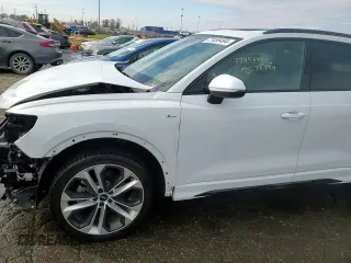 2022 Audi Q3 S line Premium Plus with VIN WA1EECF31N1058219, listed as a Copart auction lot 77456494 with 38,874 mi miles and Salvage Title. Bid and sale history available at carsss.com. Image 15.