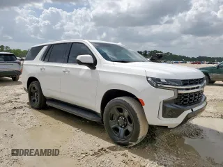 2024 Chevrolet Tahoe Commercial with VIN 1GNSCLED1RR178853, listed as a Copart auction lot 61060615 with 16,145 mi miles and Salvage title. Bid and sale history available at DreamBid. Image 4.