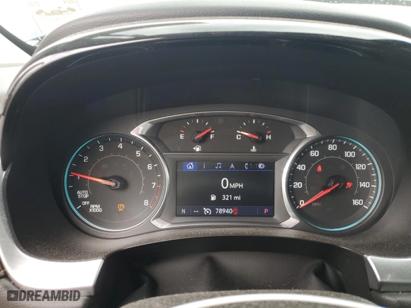 2020 Chevrolet Traverse LT Cloth with VIN 1GNEVGKWXLJ172205, listed as a Copart auction lot 46697765 with 78,940 mi miles and Salvage Title. Bid and sale history available at carsss.com. Image 9.