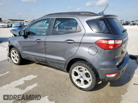 2021 Ford EcoSport SE z VIN MAJ3S2GE1MC445166, wystawiony jako Copart lot #52689155 z przebiegiem 66 281 mil mil oraz Czysty tytuł • Clean title. Historia ofert i sprzedaży dostępna na DreamBid. Obrazek 2.