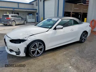 2023 BMW 4 Series 430i xDrive with VIN WBA43AT03PCL32501, listed as a Copart auction lot 49341915 with 18,375 mi miles and Salvage title. Bid and sale history available at DreamBid. Image 1.