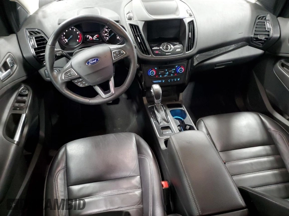 2019 Ford Escape Titanium with VIN 1FMCU9J9XKUA41715, listed as a Copart auction lot 57483725 with 30,644 mi miles and Salvage title. Bid and sale history available at DreamBid. Image 8.