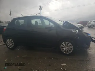 2014 Toyota Yaris L with VIN VNKKTUD39EA002446, listed as a Copart auction lot 42655595 with 0 mi miles and Salvage Title. Bid and sale history available at carsss.com. Image 4.