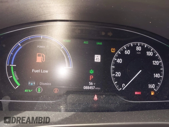 2019 Honda Insight EX with VIN 19XZE4F50KE010136, listed as a IAAI auction lot 41999216 with 88,457 mi miles and . Bid and sale history available at carsss.com. Image 16.