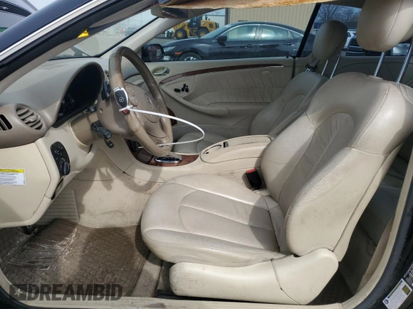 2007 Mercedes-Benz CLK-Class 5.5L with VIN WDBTJ72HX7F216515, listed as a Copart auction lot 46517705 with 149,364 mi miles and Salvage Title. Bid and sale history available at carsss.com. Image 7.