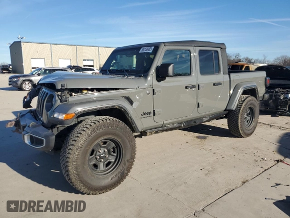 2022 Jeep Gladiator Sport S with VIN 1C6JJTAG4NL147305, listed as a Copart auction lot 88258485 with 64,297 mi miles and Salvage title. Bid and sale history available at DreamBid. Image 1.