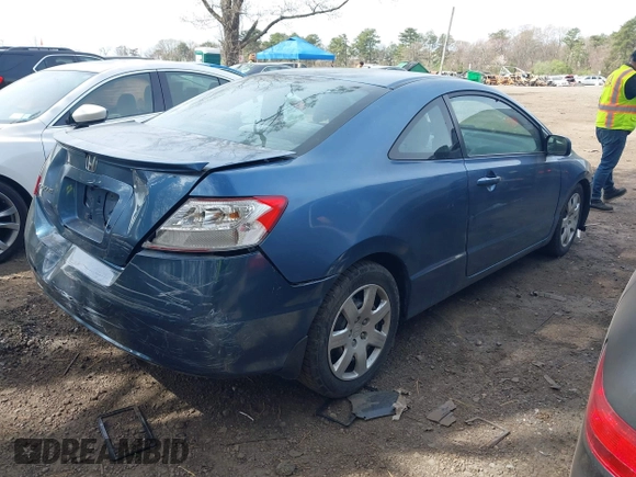 2008 Honda Civic Cpe LX with VIN 2HGFG126X8H551932, listed as a IAAI auction lot 42123060 with 114,479 mi miles. Bid and sale history available at carsss.com. Image 4.