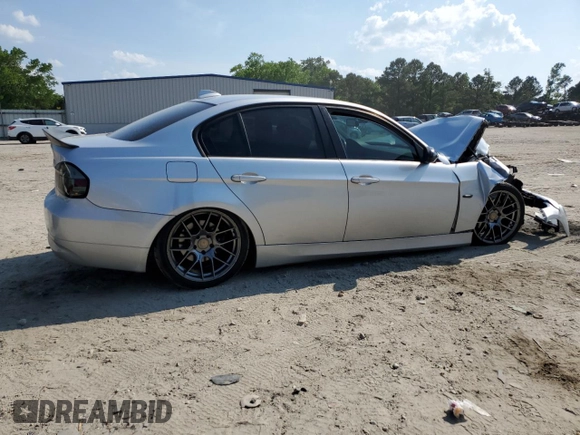 2008 BMW 3 Series 328i with VIN WBAVC53508FZ86430, listed as a Copart auction lot 55310805 with 160,013 mi miles and Salvage Title. Bid and sale history available at DreamBid. Image 3.