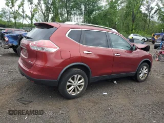 2016 Nissan Rogue SV z VIN JN8AT2MVXGW148617, wystawiony jako Copart lot #57516705 z przebiegiem 166 595 mil mil oraz Szkoda całkowita • Salvage title. Historia ofert i sprzedaży dostępna na DreamBid. Obrazek 3.