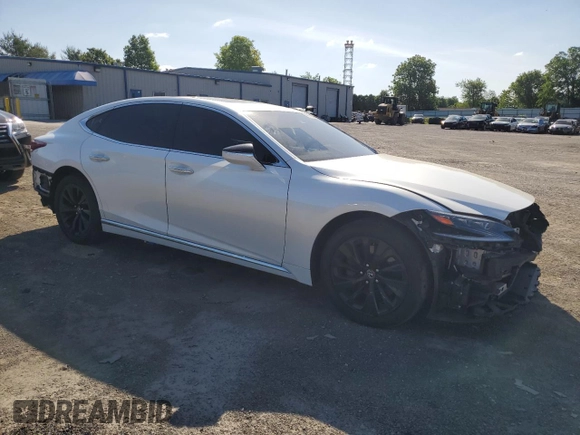 2018 Lexus LS 500 z VIN JTHC51FF5J5005150, wystawiony jako Copart lot #56736095 z przebiegiem 96 695 mil mil oraz Szkoda całkowita • Salvage title. Historia ofert i sprzedaży dostępna na DreamBid. Obrazek 4.