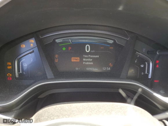 2022 Honda CR-V Hybrid Touring with VIN 5J6RT6H94NL031790, listed as a Copart auction lot 47485225 with 37,473 mi miles and Salvage Title. Bid and sale history available at carsss.com. Image 9.