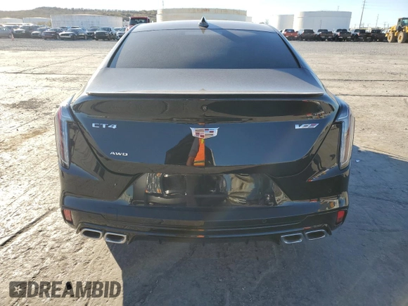 2022 Cadillac CT4-V z VIN 1G6DH5RL4N0115392, wystawiony jako Copart lot #80782094 z przebiegiem 16 567 mil mil oraz Szkody całkowita. Historia ofert i sprzedaży dostępna na DreamBid. Obrazek 6.