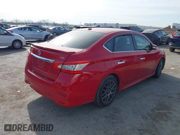 2015 Nissan Sentra SR with VIN 3N1AB7AP2FY256614, listed as a IAAI auction lot 41848944 with 161,440 mi miles and . Bid and sale history available at DreamBid. Image 4.