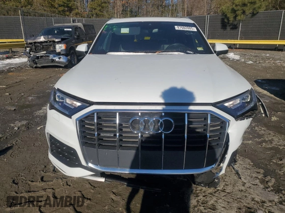 2021 Audi Q7 Premium Plus with VIN WA1LJAF76MD019892, listed as a Copart auction lot 87602805 with 42,407 mi miles and Salvage title. Bid and sale history available at DreamBid. Image 5.