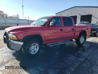2001 Dodge Dakota Sport with VIN 1B7HG2AN81S295553, listed as a Copart auction lot 80392844 with 105,560 mi miles and Salvage Title. Bid and sale history available at carsss.com. Image 1.