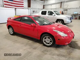 2000 Toyota Celica GT with VIN JTDDR32T3Y0025745, listed as a Copart auction lot 56181185 with 125,112 mi miles and Clean Title. Bid and sale history available at DreamBid. Image 4.