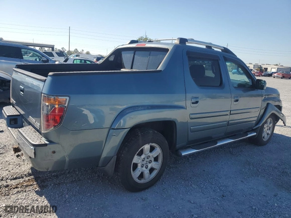 2007 Honda Ridgeline RTS with VIN 2HJYK16417H506354, listed as a Copart auction lot 48828385 with 187,707 mi miles and Salvage Title. Bid and sale history available at carsss.com. Image 3.