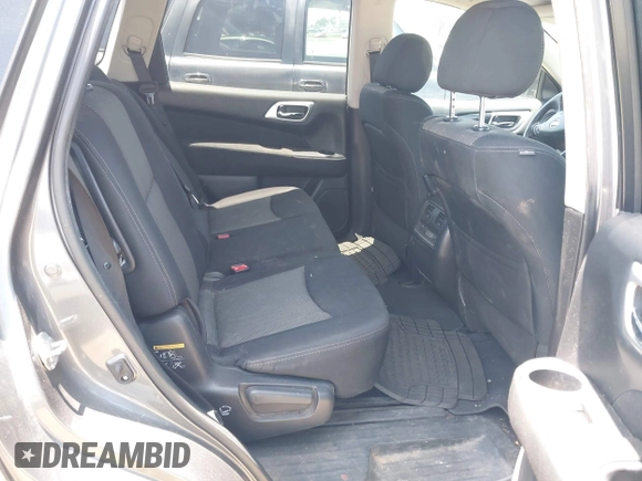 2017 Nissan Pathfinder S with VIN 5N1DR2MN5HC626920, listed as a IAAI auction lot 42557957 with 101,479 mi miles and . Bid and sale history available at DreamBid. Image 8.