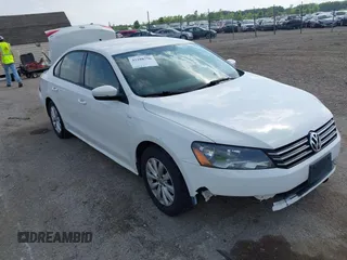 2014 Volkswagen Passat S with VIN 1VWAT7A34EC061268, listed as a IAAI auction lot 42288756 with 104,477 mi miles and . Bid and sale history available at DreamBid. Image 1.
