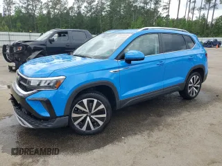2024 Volkswagen Taos SE z VIN 3VVEX7B21RM049356, wystawiony jako Copart lot #53600425 z przebiegiem 26 479 mil mil oraz Szkoda całkowita • Salvage title. Historia ofert i sprzedaży dostępna na DreamBid. Obrazek 1.